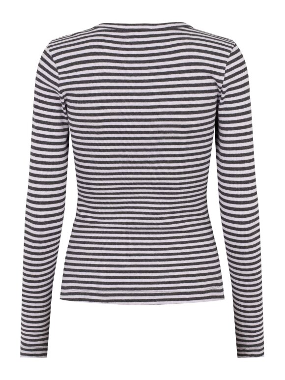 Esmè Studios - ESBloom Stripe LS, Bluse