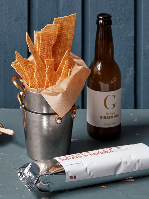 Nicolas Vahe - kartoffelchips med paprika, Crispy snack