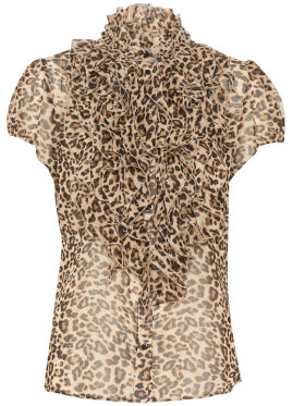 Saint Tropez - LiljaSZ Crinkle leopard, Skjorte