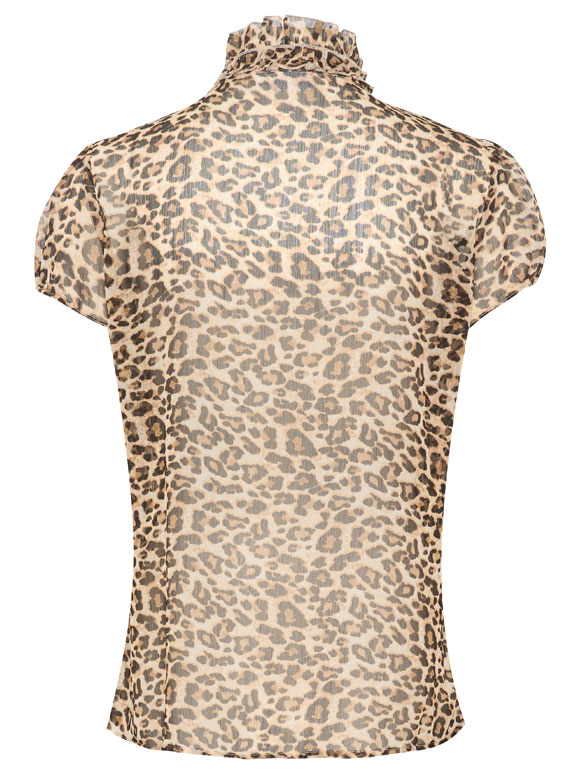 Saint Tropez - LiljaSZ Crinkle leopard, Skjorte